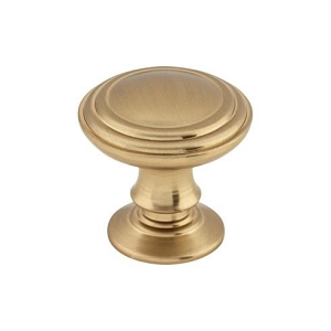 Top Knobs TK320HB Reeded Knob 1 1/4 Inch Honey Bronze